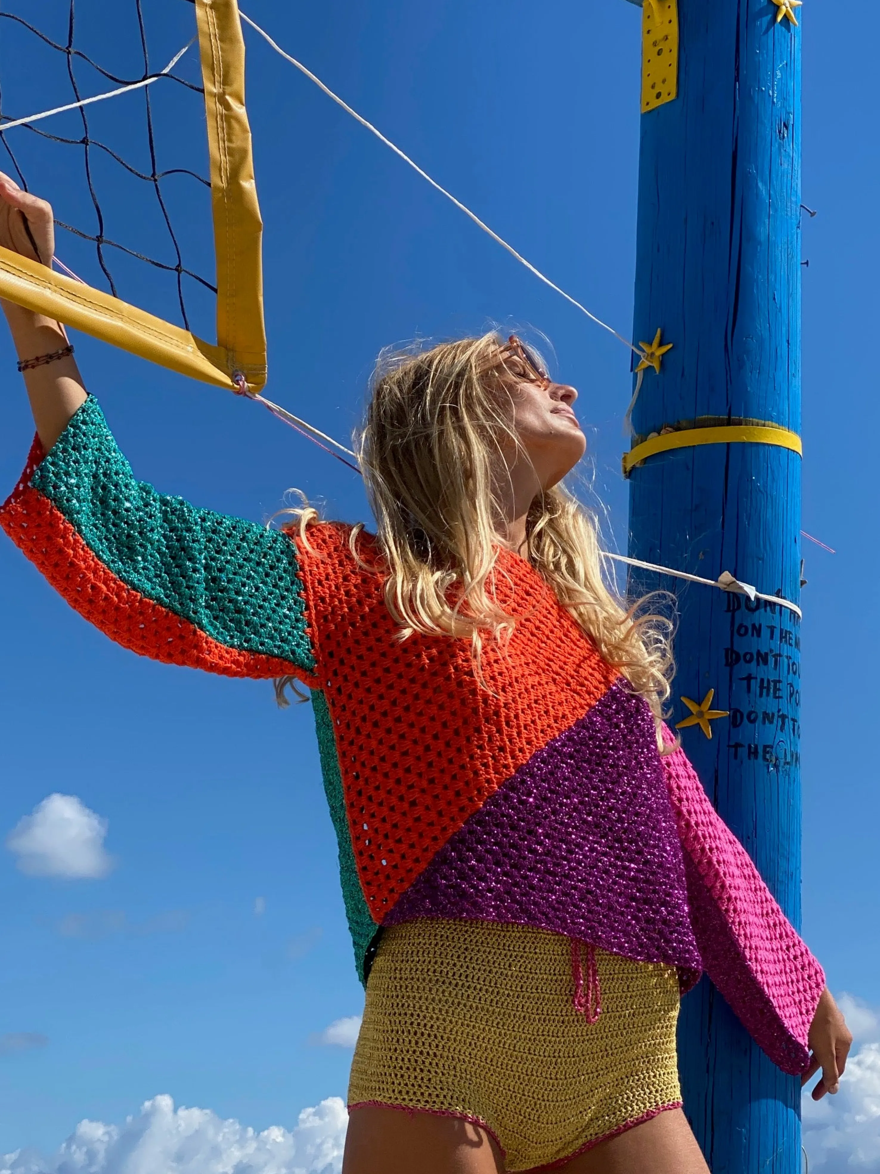 Rose Carmine Iconics|Sweaters-SWEATER DIAGONALES STRONGS