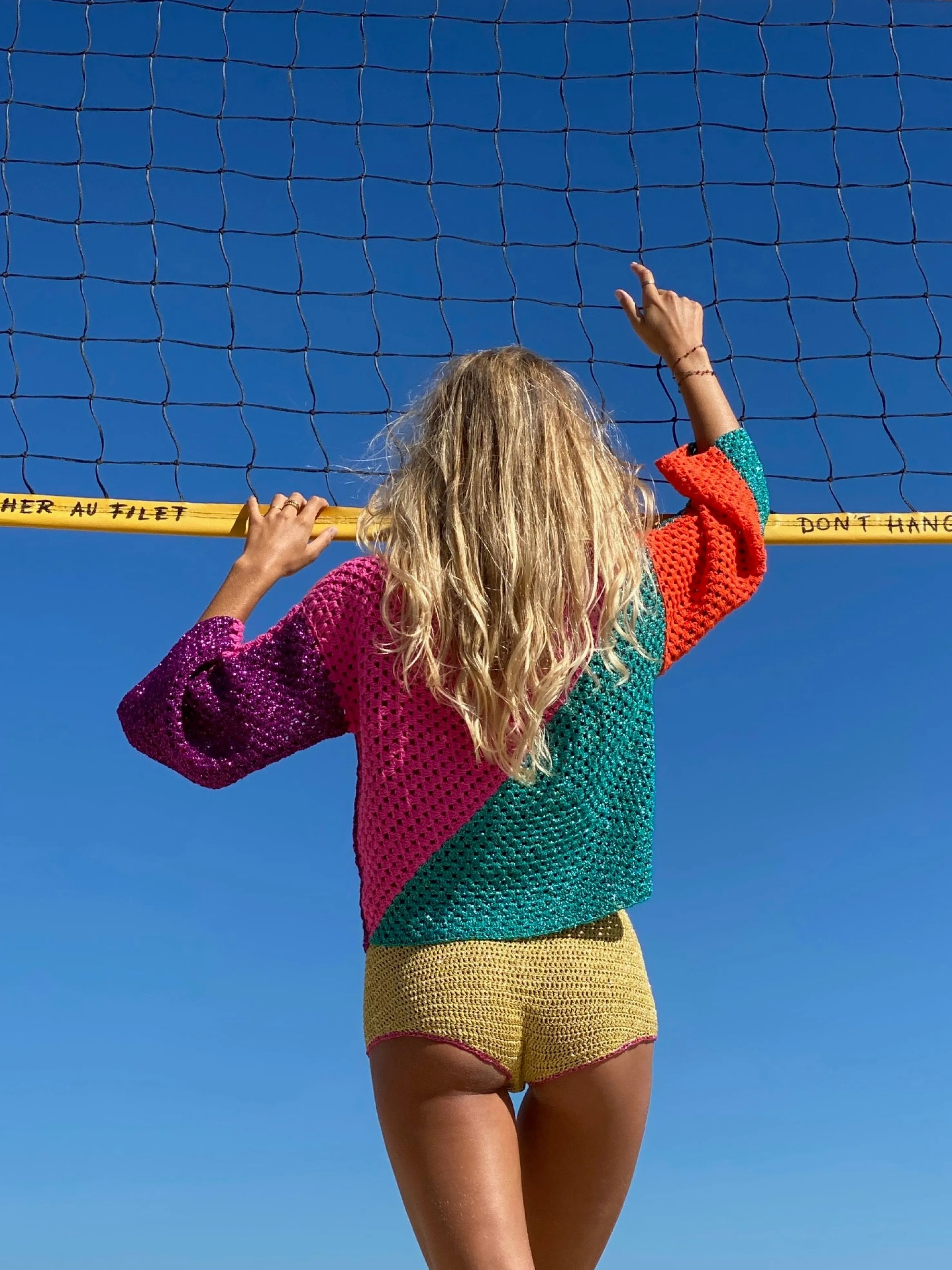 Rose Carmine Iconics|Sweaters-SWEATER DIAGONALES STRONGS