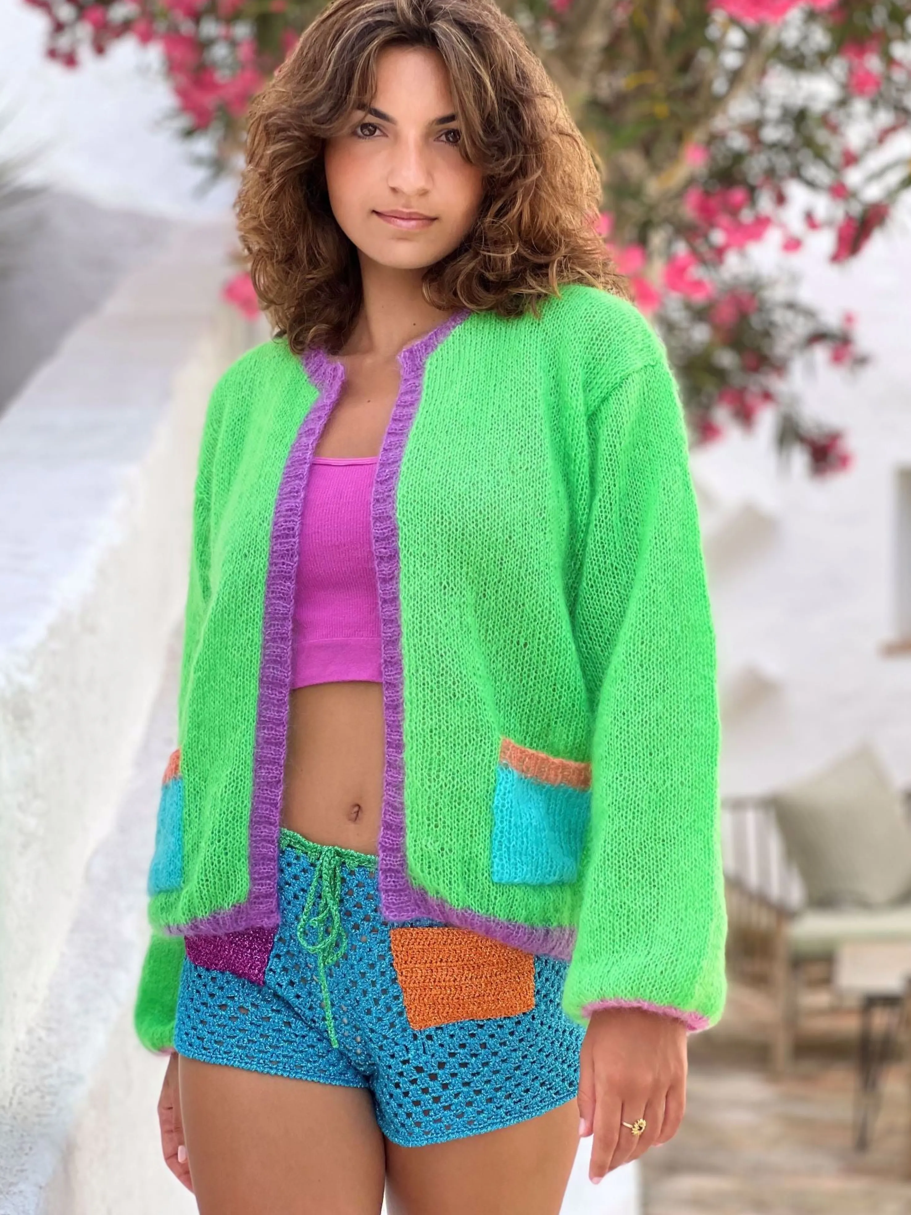 Rose Carmine Jackets-LITTLE JACKET CANDY STRONGS