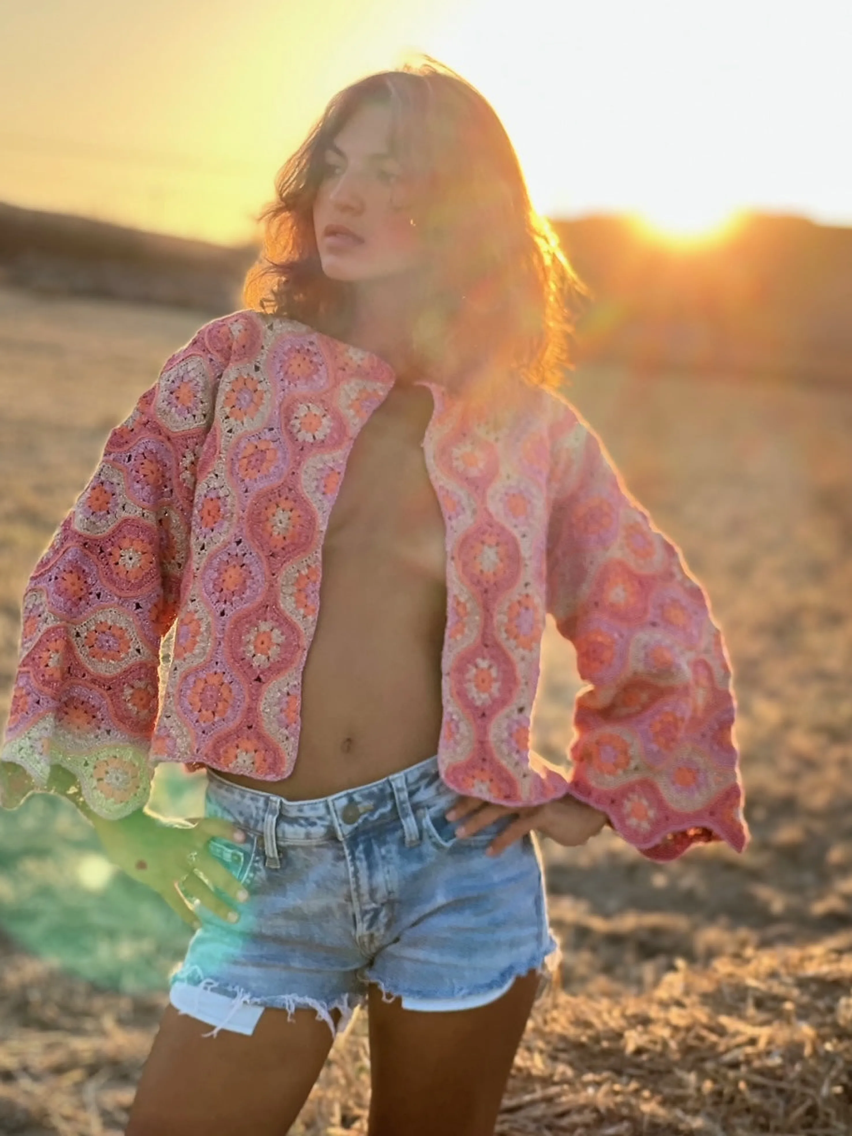 Rose Carmine Boleros-BOLERO LUXURY PINK