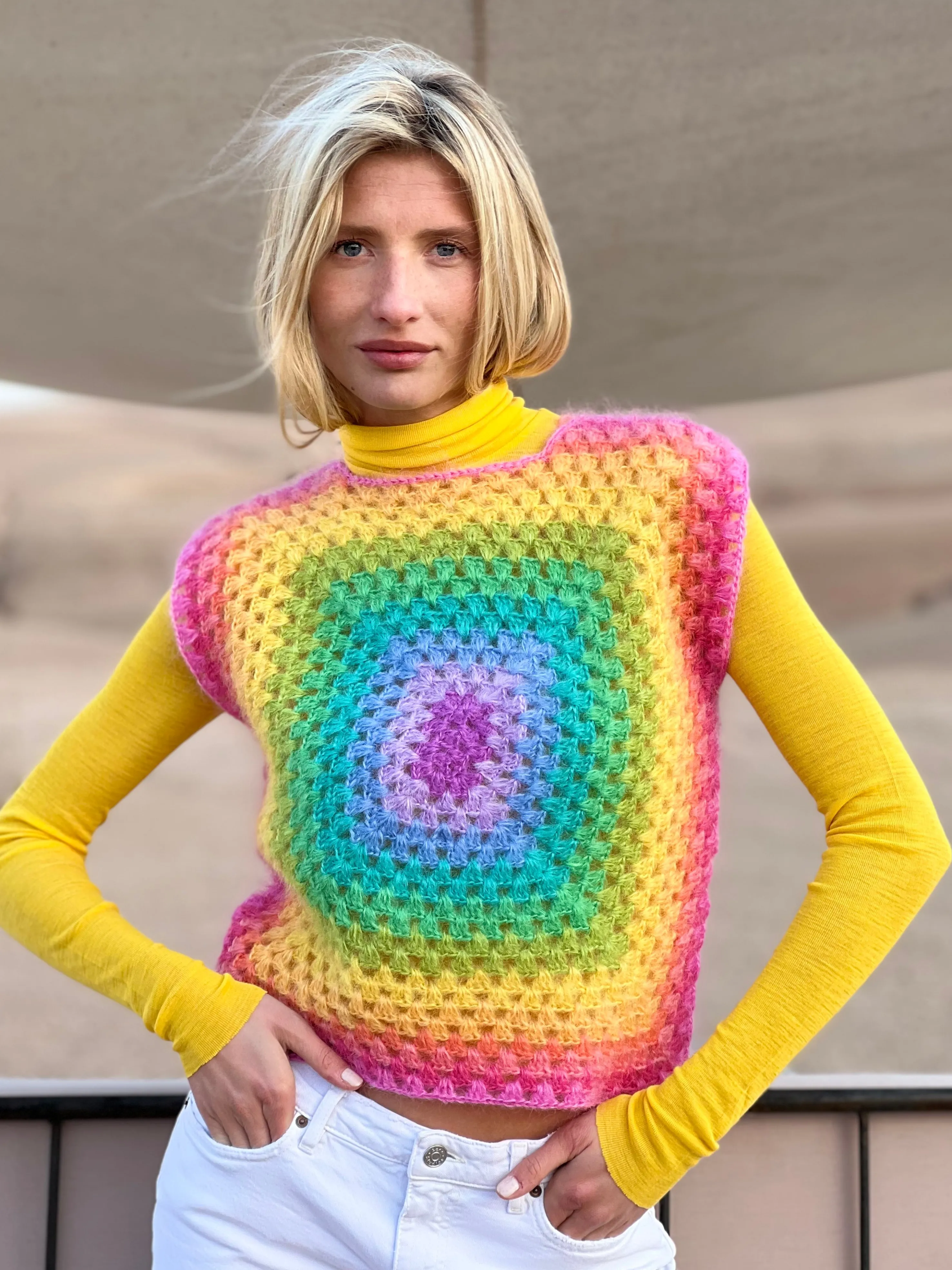 Rose Carmine Tops-TOP COLORSHOT PASTELS