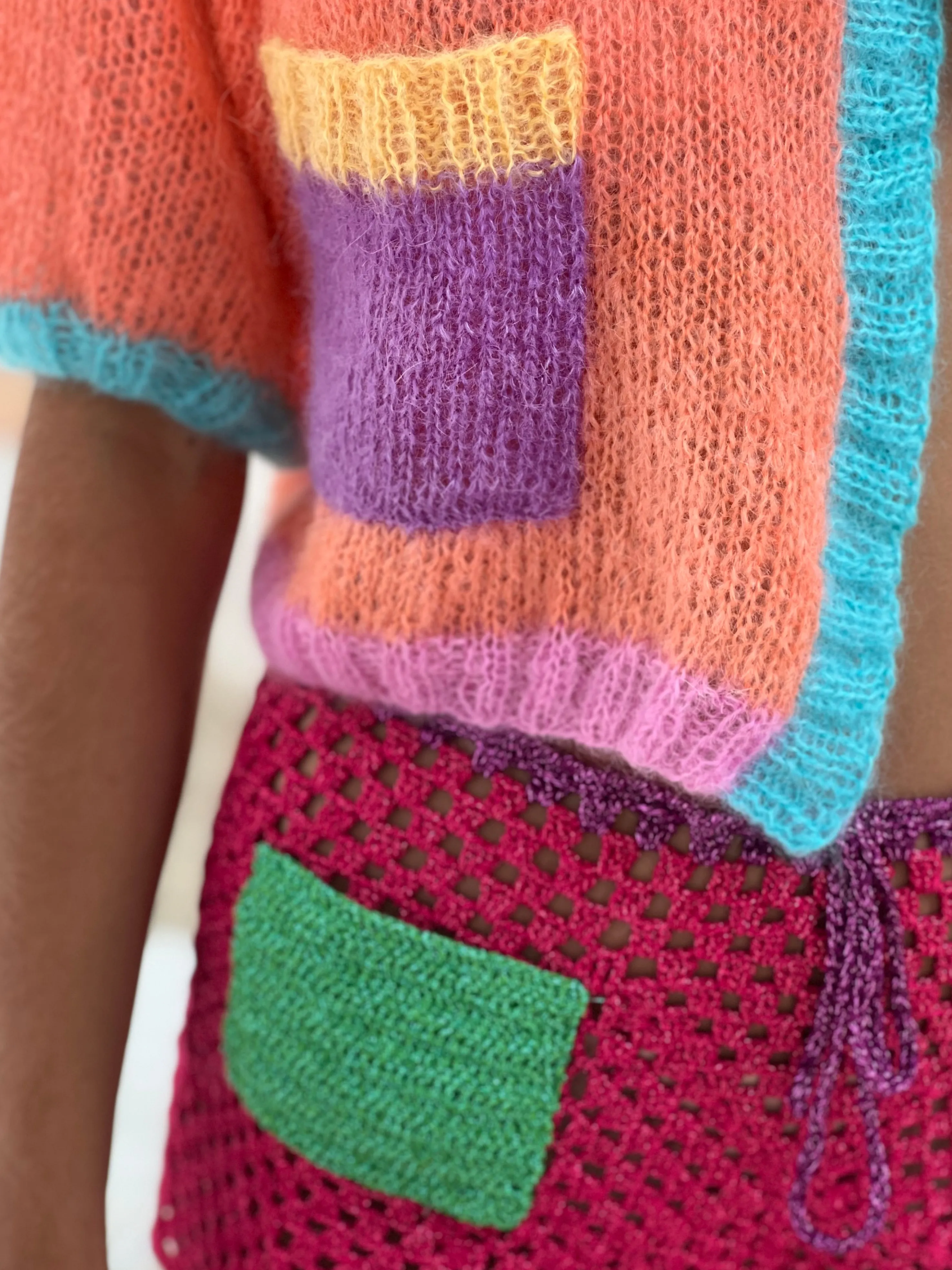 Rose Carmine Bottoms-SHORTS CANDY FUCHSIA