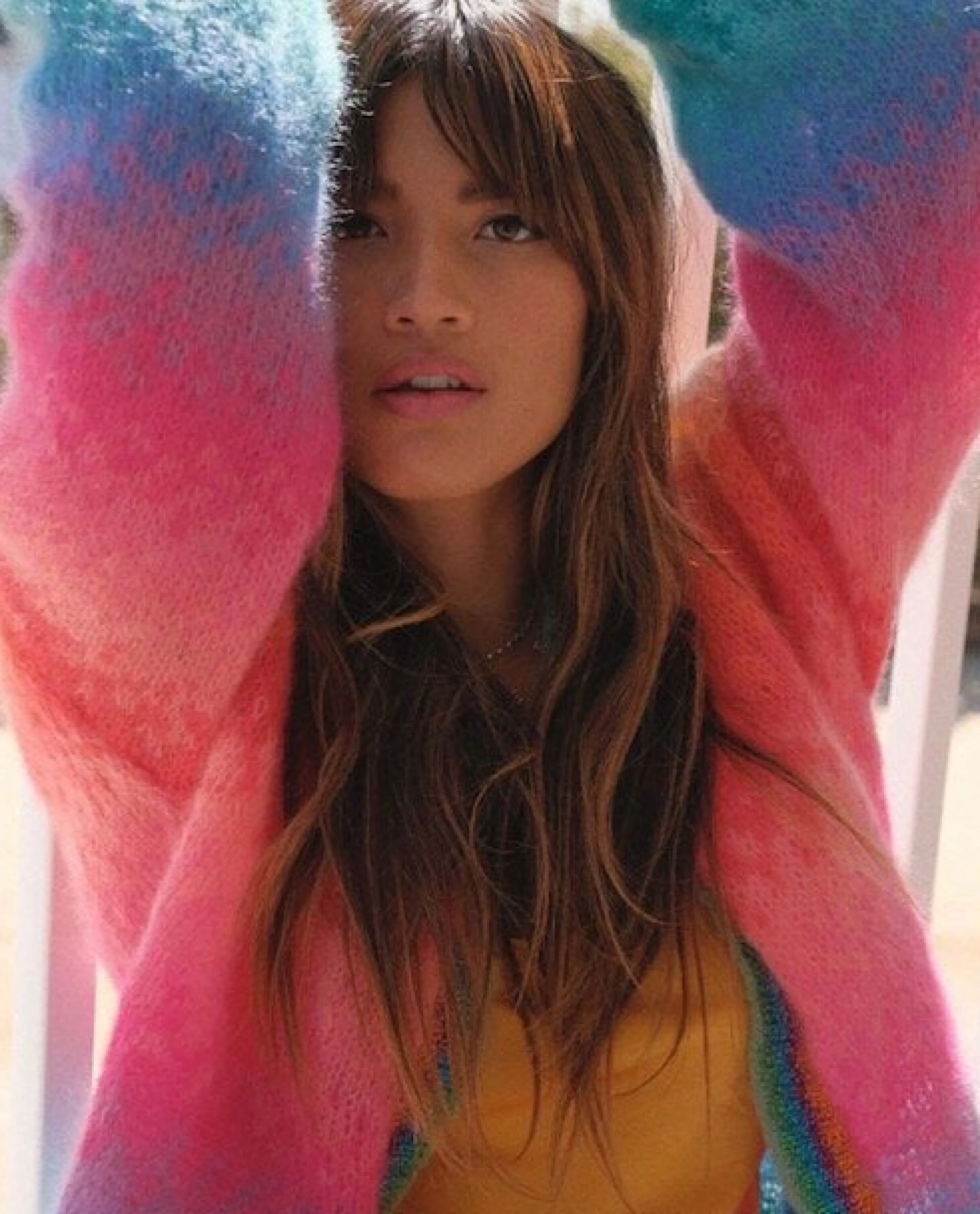 Rose Carmine Iconics|Jackets-STRONG TIE&DYE LITTLE JACKET