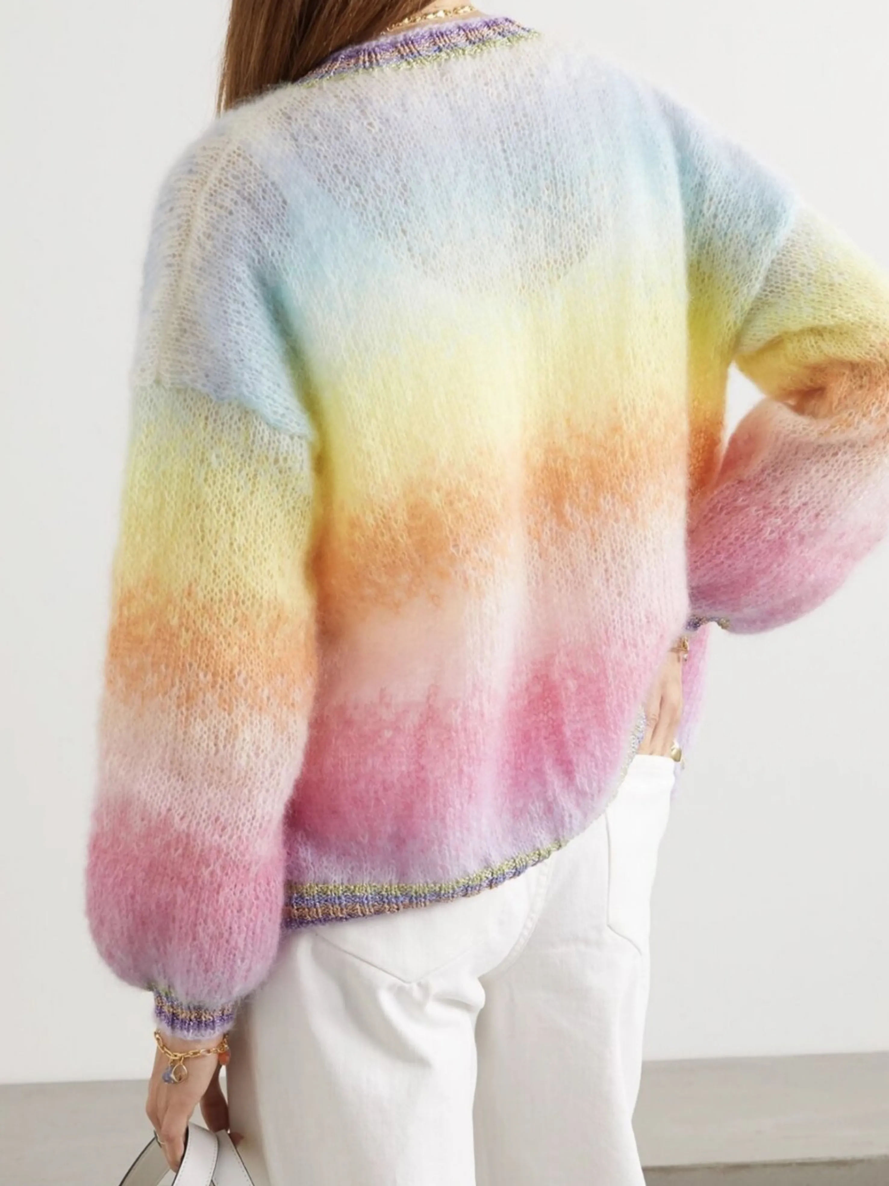 Rose Carmine Iconics|Jackets-PASTEL TIE&DYE LITTLE JACKET (Spring / Summer)