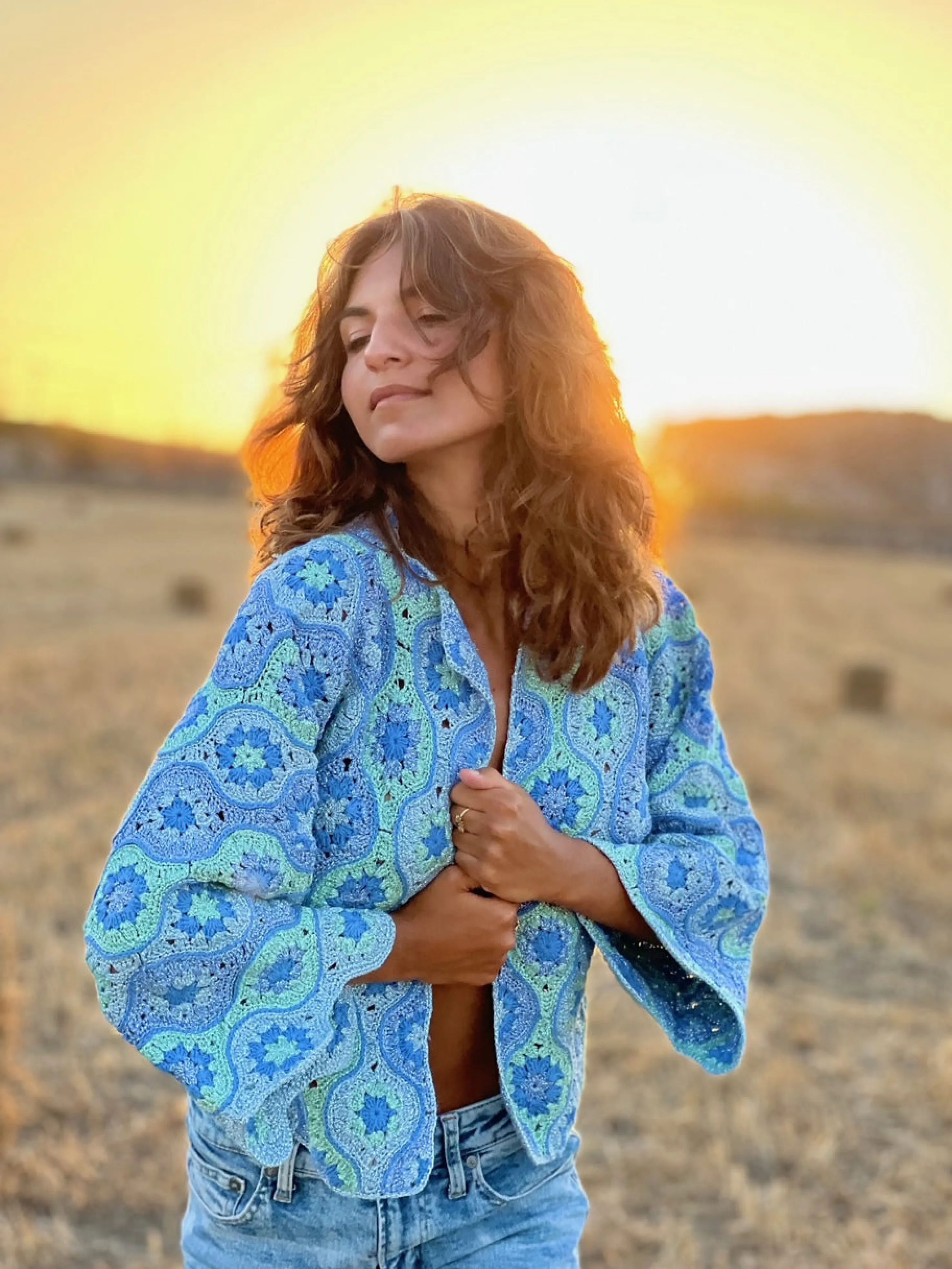 Rose Carmine Boleros-BOLERO LUXURY BLUE